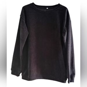 Men's Black Crewneck Sweater